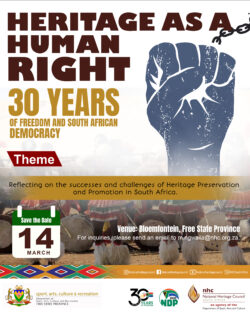 HERITAGE AS A HUMAN RIGHT: 30 YEARS OF FREEDOM AND SOUTH AFRICAN ...